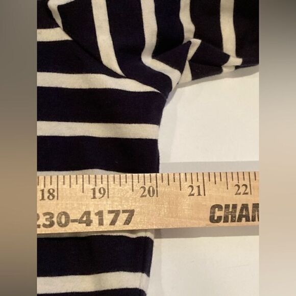 Women’s Blue & White Striped Button Down Blouse from Laura Ashley - Sz M - Picture 8 of 8